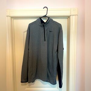 Nike Men’s Dri Fit Grey/Black XXL Quarter Zip